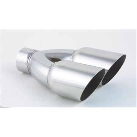 Vibrant VIBRANT 1333 Round Exhaust Tail Pipe Tip - 2.25 In. Inlet V32-1333